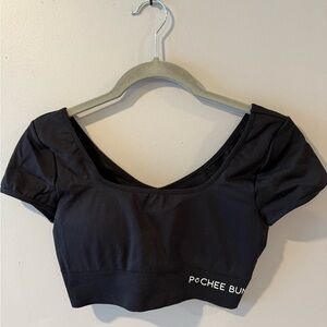 Black Women's Top Pchee Bum
